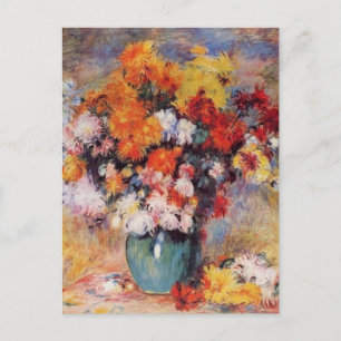 Renoir is een Vase van Tulpen en Anemones Briefkaart
