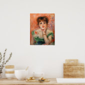 Renoir Jean Samary in een Low Necked Dress Poster (Keuken)