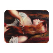 Renoir jong meisje kammen haar haar magneet (Horizontaal)