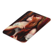 Renoir jong meisje kammen haar haar magneet (Linkerzijde)