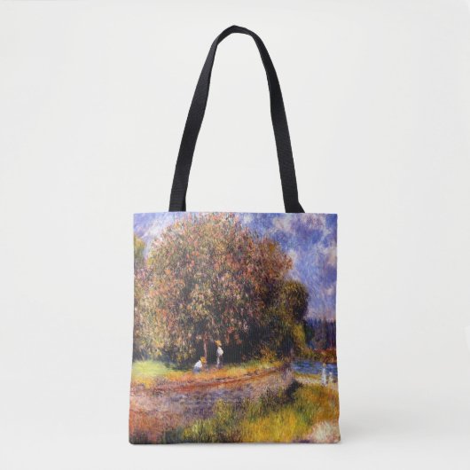 Renoir - Kastanjeboom bloeien, 1881 Tote Bag (Voorkant)