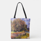Renoir - Kastanjeboom bloeien, 1881 Tote Bag (Achterkant)