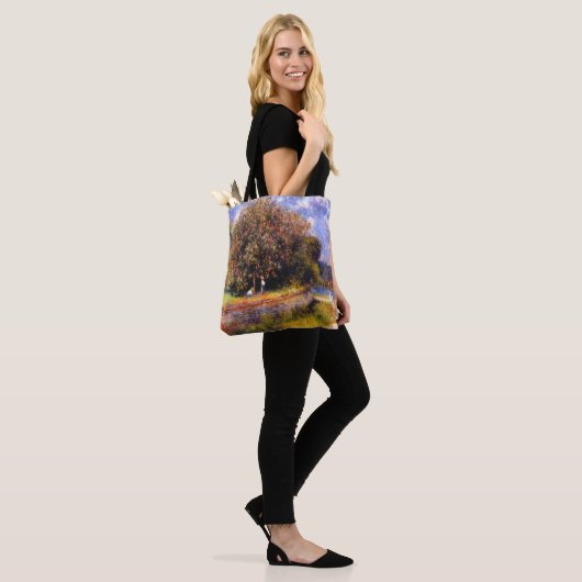 Renoir - Kastanjeboom bloeien, 1881 Tote Bag (Op model)