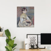 Renoir - Kind met kat Fine Art Poster (Thuiskantoor)