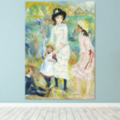  Renoir Kinderen op de Seashore Guernsey Canvas Afdruk (Insitu (Houten vloer))