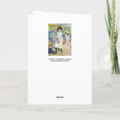 Renoir - Kinderen op de Seashore, Guernsey Kaart (Achterkant)