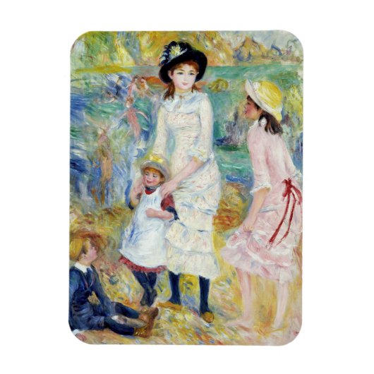 Renoir - Kinderen op de Seashore, Guernsey Magneet (Verticaal)