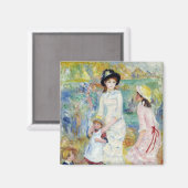 Renoir - Kinderen op de Seashore, Guernsey Magneet (Voorkant / Achterkant)