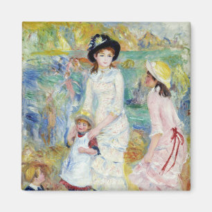 Renoir - Kinderen op de Seashore, Guernsey Magneet