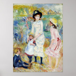 Renoir - Kinderen op de Seashore, Guernsey Poster
