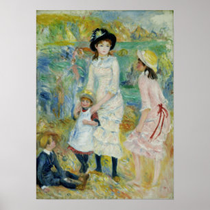 Renoir - Kinderen op het strand, Guernsey Poster
