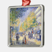 Renoir-kunst: De Grote Boulevards-schilderij Metalen Ornament (Links)