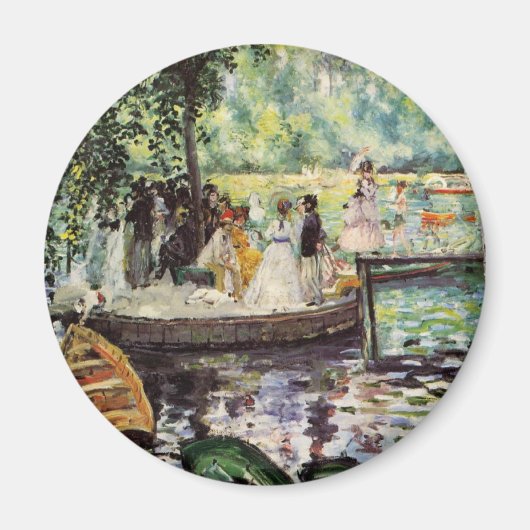 Renoir: La Grenouillere Magneet (Voorkant)