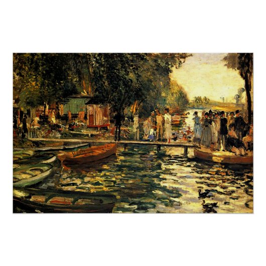 Renoir - La Grenouillere Perfect Poster (Voorkant)