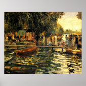 Renoir - La Grenouillere Poster (Voorkant)