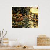 Renoir - La Grenouillere Poster (Keuken)