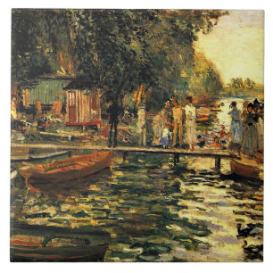 Renoir - La Grenouillere Tegeltje