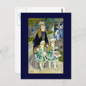 Renoir - La Promenade Briefkaart (Voorkant / Achterkant)
