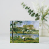 Renoir - Landschap, Banken van de rivier Briefkaart (Staand voorkant)