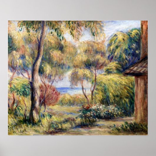 Renoir - Landschap bij Cagnes Poster (Voorkant)