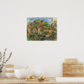 Renoir - Landschap met vrouwen 1918 Poster (Keuken)