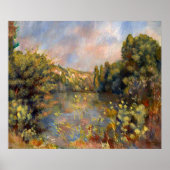 Renoir - Landschapsmeer Poster (Voorkant)