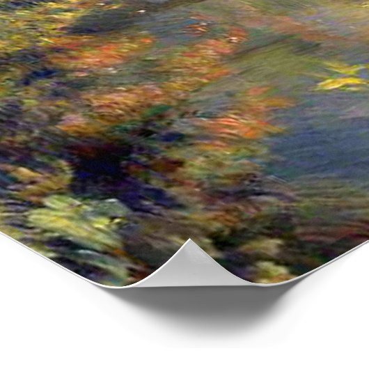 Renoir - Landschapsmeer Poster (Hoek)