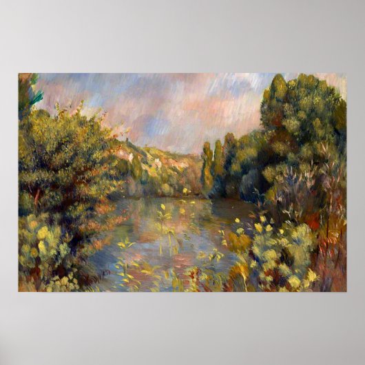 Renoir - Landschapsmeer Poster (Voorkant)