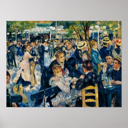 Renoir - Le Moulin de la Galette Poster (Voorkant)