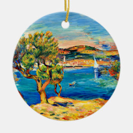 Renoir - L'Estaque, beroemd schilderij, Keramisch Ornament