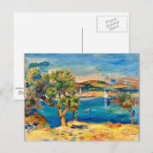 Renoir - L'Estaque, kunstschilderij Briefkaart (Voorkant / Achterkant)