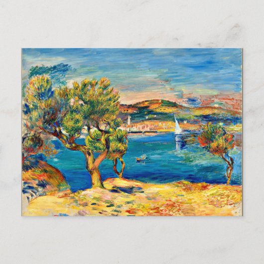 Renoir - L'Estaque, kunstschilderij Briefkaart (Voorkant)