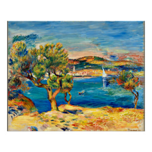Renoir - L'Estaque, landschapsschilderkunst Perfect Poster