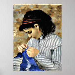 Renoir - Lise Naaiend Poster