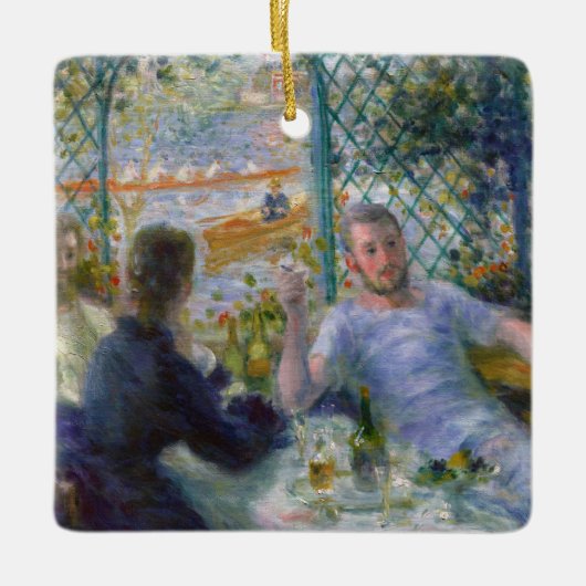 Renoir Lunch in Restaurant Fournaise Rowers Lunch Keramisch Ornament (Voorkant)