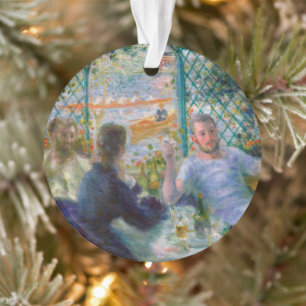 Renoir Lunch in Restaurant Fournaise Rowers Lunch Ornament