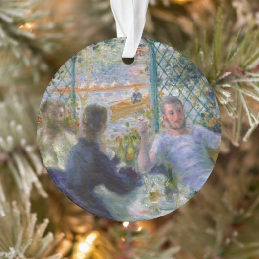 Renoir Lunch in Restaurant Fournaise Rowers Lunch Ornament (Boom)