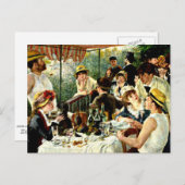 Renoir - Luncheon of the Boating Party-1881 Briefkaart (Voorkant / Achterkant)