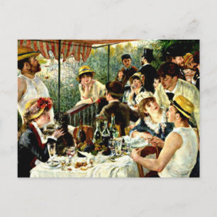 Renoir - Luncheon of the Boating Party-1881 Briefkaart