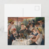 Renoir Luncheon of the Boating Party Fine Art Briefkaart (Voorkant / Achterkant)