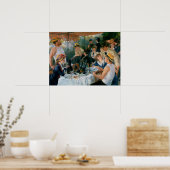 Renoir Luncheon of the Boating Party Fine Art Poster (Keuken)