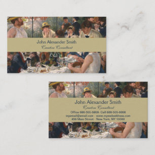 Renoir Luncheon of the Boating Party Fine Art Visitekaartje