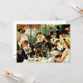 Renoir - Luncheon of the Boating Party Kaart (Voorkant / Achterkant in situ)