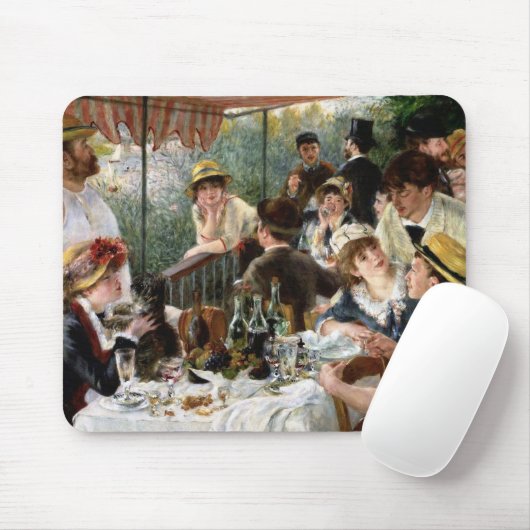 Renoir: Luncheon of the Boating Party Muismat (Met muis)