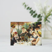 Renoir Luncheon of the Boating Party Postcard Briefkaart (Staand voorkant)