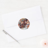 Renoir: Luncheon of the Boating Party Ronde Sticker (Envelop)