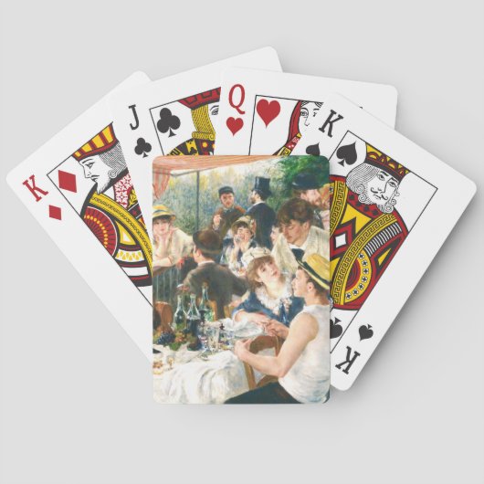 Renoir Luncheon van de strijdende partij Renoir Pokerkaarten (Achterkant)