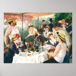 Renoir Luncheon van de strijdende partij Renoir Poster