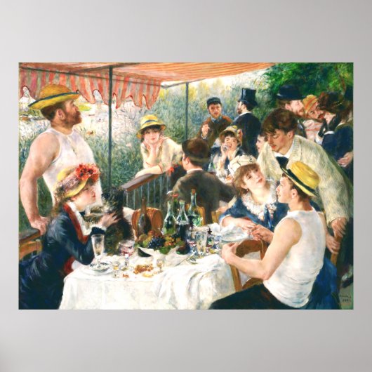 Renoir Luncheon van de strijdende partij Renoir Poster (Voorkant)