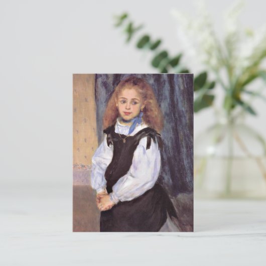 Renoir - Mademoiselle Legrand Briefkaart (Staand voorkant)